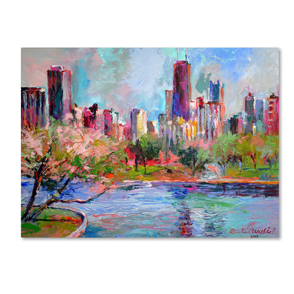 Trademark Fine Art Richard Wallich 'Cityscape 2' Canvas Art, 14x19 ALI0334-C1419GG